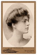 ETHEL BARRYMORE 1896 Legendary Actress Beauty Photo A++ Cabinet Card CDV