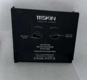 NEW 111 Skin Celestial Black Diamond Eye Mask -8 PACK BOX - Picture 1 of 1