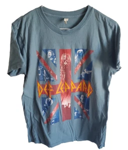 Herren Small-Def Leppard 2016 Tour Rock Band Konzert T-Shirt grün - Bild 1 von 5