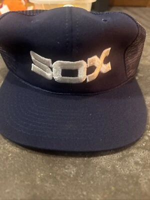 Vintage 80’s Sports Specialties Chicago White Sox Old Logo SnapBack Hat - Image 1 of 4