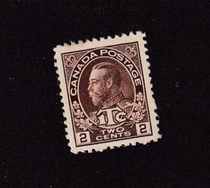 "CANADÁ BOB # MR4 VF-MNH KGV 2 quilates "ITC" VALOR GATO $120 (REF-MMH74) - Imagen 1 de 1