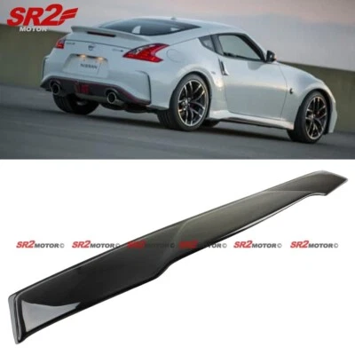 Ver 2 Rear Roof Visor Spoiler Window Shade Wing Black fits 2009-2021 Nissan 370Z - Image 1 of 3