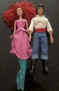 Disney La Sirenetta 12 pollici personaggi bambole coppia Ariel ed Eric 2014 - Foto 1 di 23