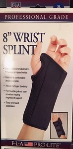 Professional Grade FLA Pro Lite 8" Wrist Splint XL Left black Originally $22.95 - Picture 1 of 3