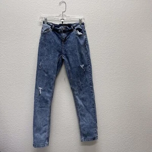 Justice Denim Jeans Jegging Girls Size 16 Blue Soft Comfortable Stretch Pants - Picture 1 of 7