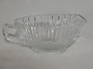 Mikasa Vintage Royal Suite Sauce Boat QQ228/240 Clear Glass 6 Inch  - Picture 1 of 9