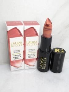 LAURA GELLER ITALIAN MARBLE LIPSTICK HONEY BUN 0.12 OZ BOXED LOT OF 2 - Picture 1 of 4