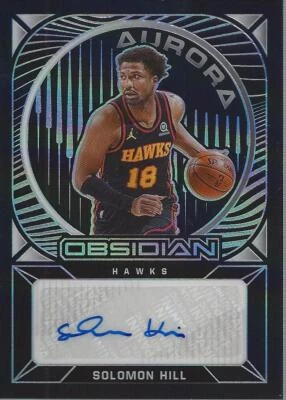 2020-21 Panini Obsidian Aurora Autographs #46 Solomon Hill Auto /99 - NM-MT - Image 1 of 2