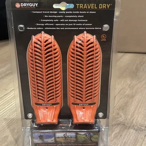 Dryguy Travel Dry Boot Shoe Ski Snowboard Portable Dryer Warner Orange 02139 NEW - Picture 1 of 3