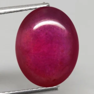 6.10Ct. Natural Gemstone Ruby Pinkish Red Oval Cabochon Heated Mozambique - Picture 1 of 7