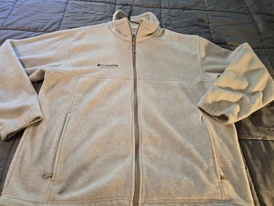 Chaqueta Para Hombres Talla L Columbia Polar Cross Terra Cremallera Completa Tostada/Marfil Usada en Excelente Condición Foto 1 de 4