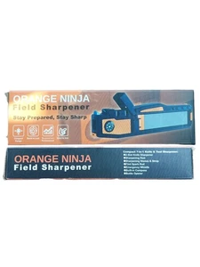 Afilador de cuchillos Orange Ninja herramienta 7 en 1 - Arrancador de fuego de supervivencia y más. - Imagen 1 de 1