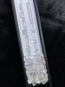 Hermoso lote de piedras preciosas sueltas cortadas de kuncita rosa natural de 162 quilates de Afganistán - Imagen 1 de 2