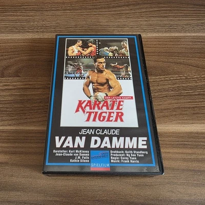 JCVD Van Damme KARATE TIGER Screen Entertainment VHS Video Kassette Tape Rarität - Bild 1 von 4