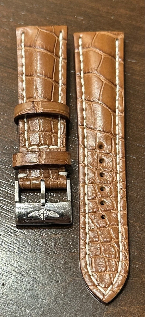 Breitling Crocodile Strap for sale - eBay