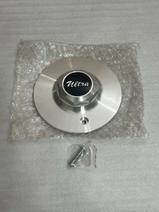 ULTRA Center Cap 7-1/4" wide Brushed Finish Aluminum Hex head - Picture 1 of 19