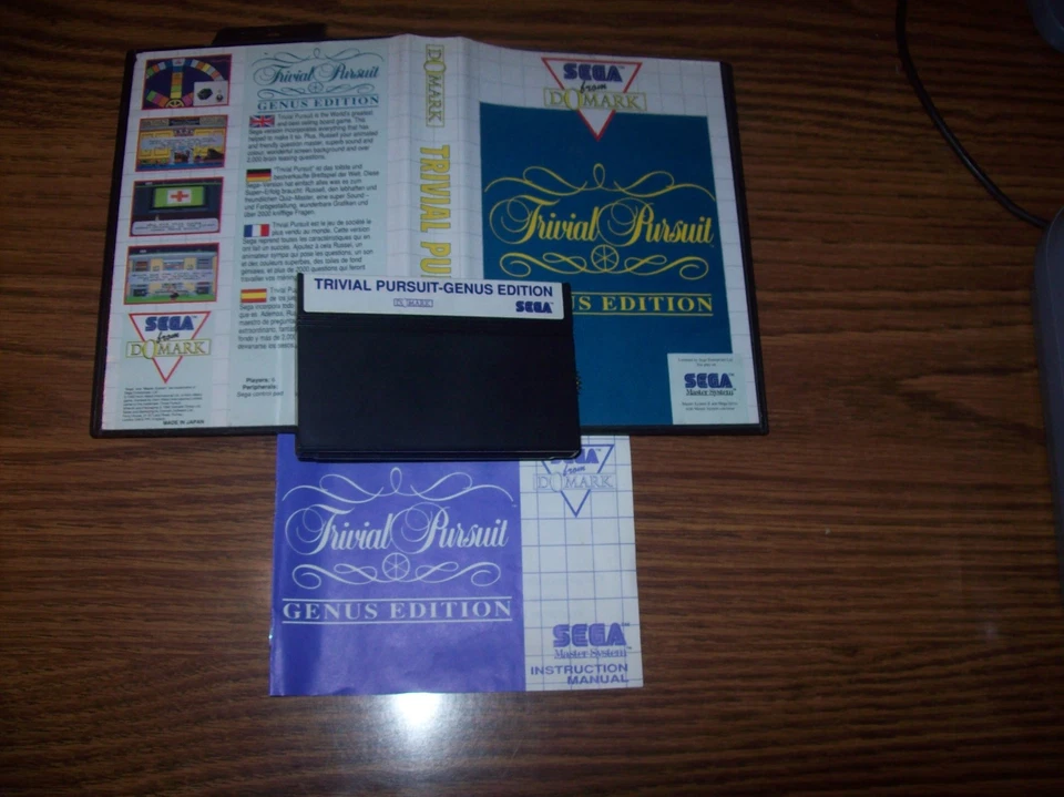 Trivial Pursuit Genus Edition Sega Master System SMS US SELLER! - Image 1 of 1