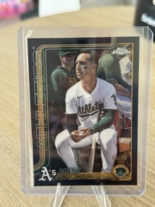 2025 Topps Chrome Logofractor Brent Rooker IV SP Black Refractor /10 Variation - Picture 1 of 2