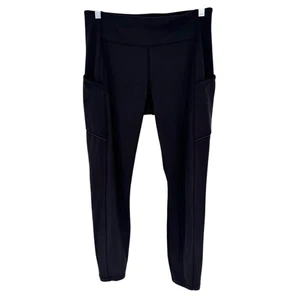 Lululemon Speed Up Legging With Pockets 25" Black Sz 8 Athletic Gym Yoga Running - Picture 1 of 16