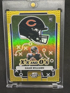 2024 Panini Contenders Optic XS y OS Caleb Williams Gold Prizm/10 (RC) Bears - Imagen 1 de 2