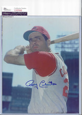 Rocky Colavito Cleveland Indians Baseball Autographed 8x10 Photo JSA COA