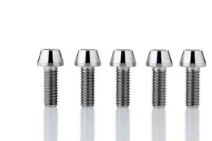5 PACK TITANIUM TAPERED ALLEN HEAD BOLT M8 X 25MM M8X25MM LONG GRADE 5 6AL-4V - Picture 1 of 2