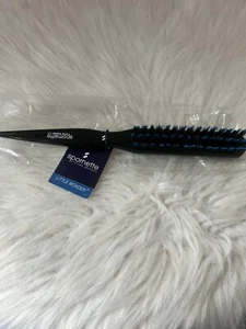 Spornette Little Wonder Teasing Brush Black and Blue Bristles Wooden Handle #111 - Picture 1 of 2