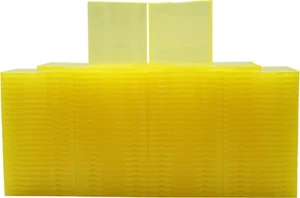 (100) Translucent Yellow Standard CD DVD Jewel Boxes Cases No Trays #CDBS10TY - Bild 1 von 2