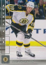 2001-02 BAP Memorabilia #8 JOE THORNTON - Boston Bruins