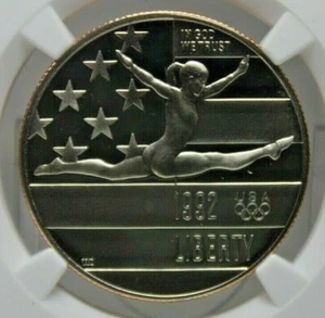 NGC 1992-S PF69 Ultra Cameo Olympics Commemorative Half Dollar [042GRA] - Picture 1 of 5