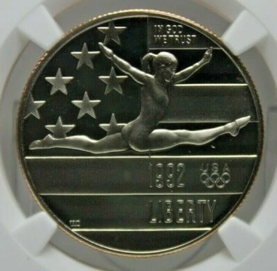 NGC 1992-S PF69 Ultra Cameo Olympics Commemorative Half Dollar [042GRA] - Image 1 of 4