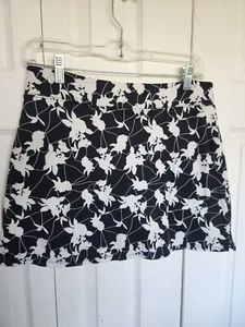 Damen Tranquility by Colorado Kleidung Rock Skort schwarz weiß Blumenmuster Small - Bild 1 von 8