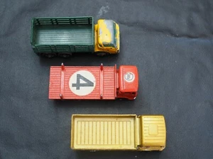 Lesney Matchbox Mercedes #1 Stake Truck #4 Pipe Truck #10 Lot of 3 - Picture 1 of 10