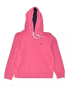 GANT Womens Hoodie Jumper UK14 Medium Pink Cotton YN01 - Picture 1 of 4