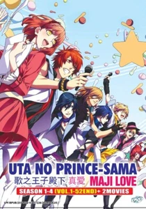 Anime DVD Uta no Prince-sama: Maji Love TV Series Season 1-4 Vol.1-52End+2Movies - Picture 1 of 4