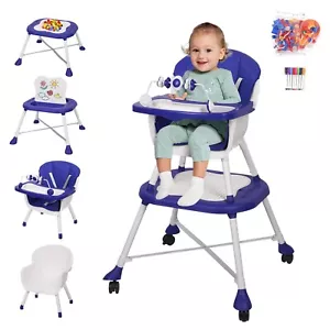 6 in 1 Babyhochstuhl Babystuhl Kombihochstuhl Lerntisch Kindersitzgruppe - Bild 1 von 10