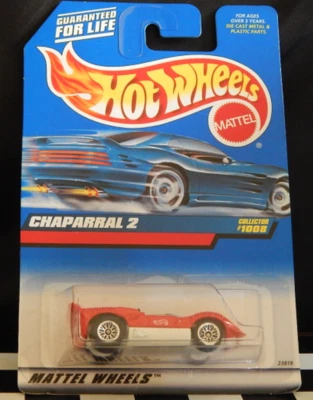Chasis de metal Chaparral 2 Race Car Hot Wheels Mainline 1999-1008 Foto 1 de 4