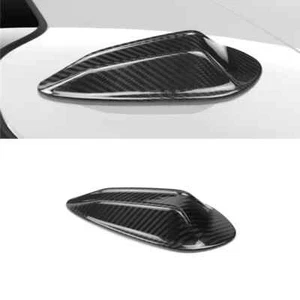 Real Carbon Fiber Fits BMW G20 G80 G26 G42 G87 Roof Shark Fin Antenna Cover Cap - Picture 1 of 10