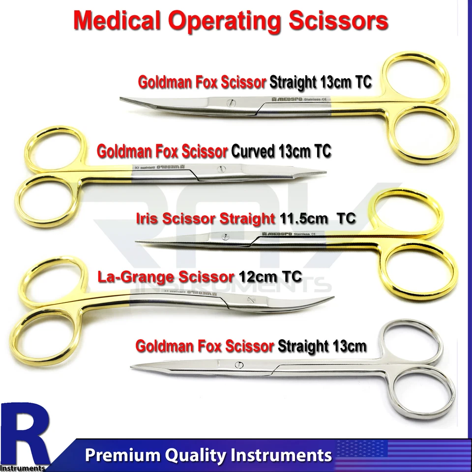 Tijeras quirúrgicas dentales médicas microcirugía veterinaria tijera de tejido de disección Foto 1 de 1