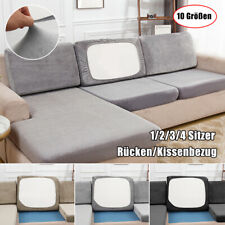 1-4 Sitzer Sofa Kissenbezug Sofabezug Stretch Samt Bezüge Sitzschutz Überwürfe