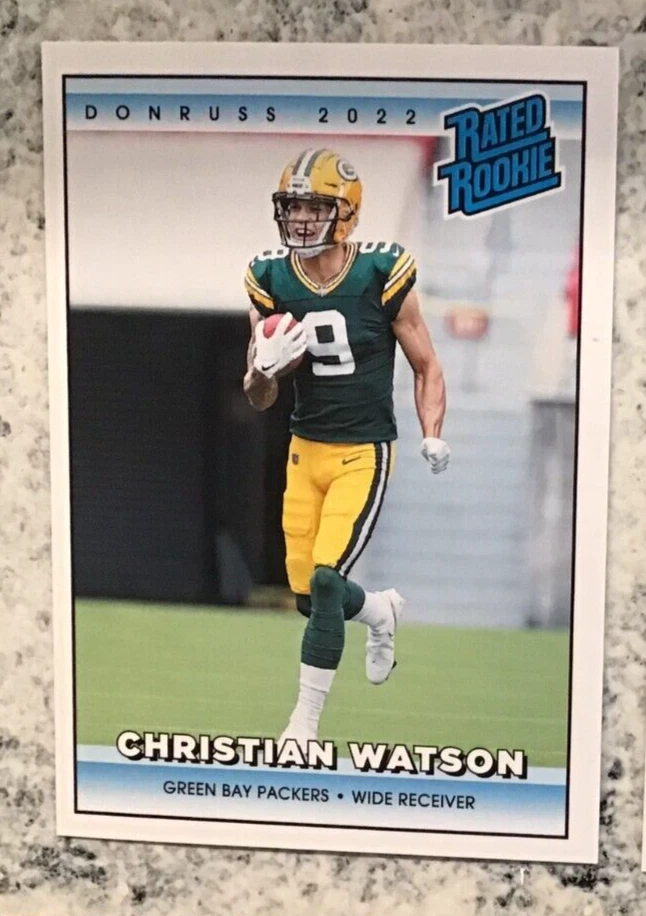 2022 Panini Instant NFL Christian Watson RC Rated Rookie Retro IN STOCK - Image 1 of 1