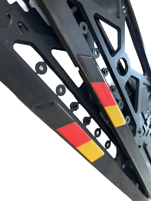 Marco de matrícula estándar europeo para modelos AUDI A1 A2 A3 A4 A5 A6 A7 A8 Q5 Foto 1 de 4