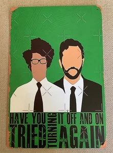 The IT Crowd - Vintage Style Metal Wall Hanging Sign - Picture 1 of 1