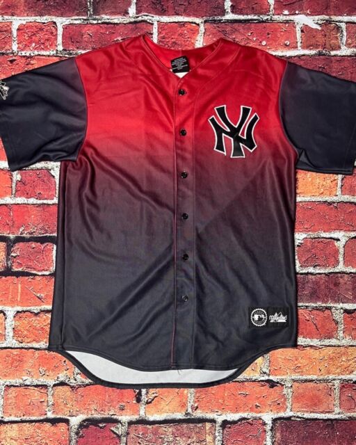 Vintage Majestic Mens 2x Red New York Yankees Alex Rodriguez 