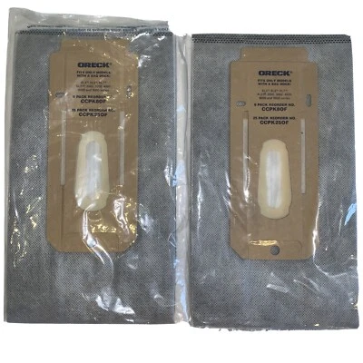 (2) GENUINE Oreck Type CC Vacuum Cleaner Bags Disposable Filter System NEW OEM - image 1 of 4