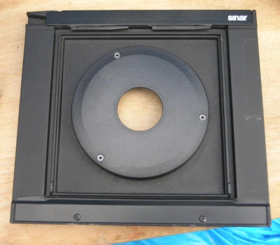 genuine heavy Sinar F & P  lens board panel with copal 0 hole   - Image 1 of 4