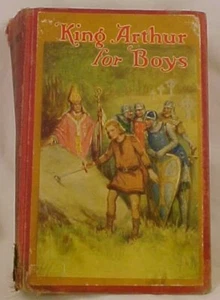 King Arthur for Boys Book Henry Gilbert 1929 Saalfield Illus Frances Brundage - Picture 1 of 8