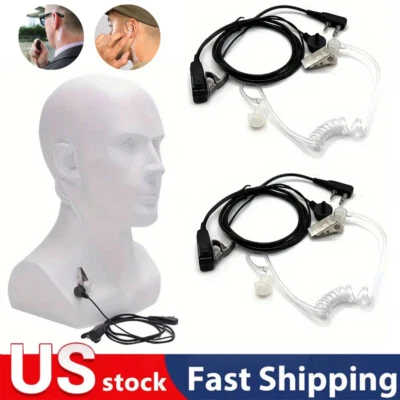 Auriculares Walkie Talkie de 2 pines para radio BAOFENG/BAOJIE/WEIERWEI Foto 1 de 4