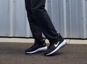 New Nike Men's Air Max Genome in Black/White-Anthracite Colour Size US 11.5 - Picture 1 of 8