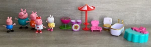 Peppa Pig verschiedene Ersatzfiguren & Möbel Konvolut Papa Mama George Suzy - Bild 1 von 16